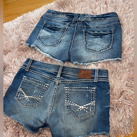 2 pair Denim shorts - Picture 2 of 2